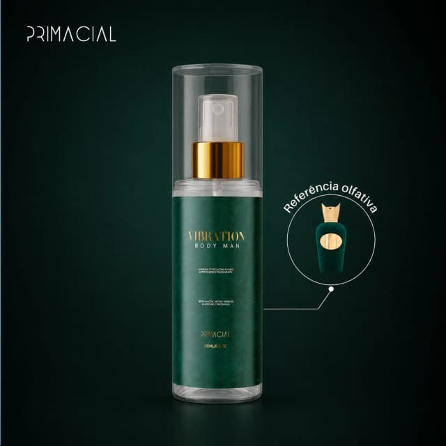 Body Splash Masculino Vibration 200ml by Primacial