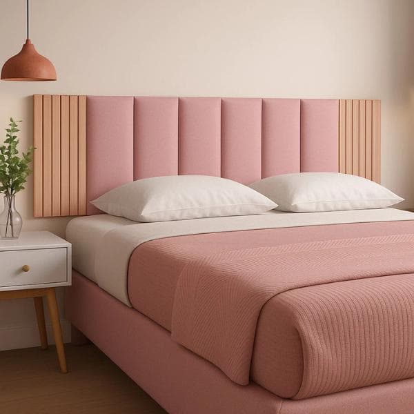 KIT COM ATE 12 PEÇAS CABECEIRA + PLACAS MDF PARA CAMAS KING , QUEEN E SOLTEIRO – KIT DECORATIVO