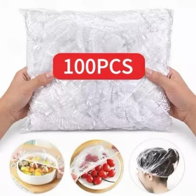 Kit Tampas Plásticas Elásticas Para Cobrir Alimentos Geladeira