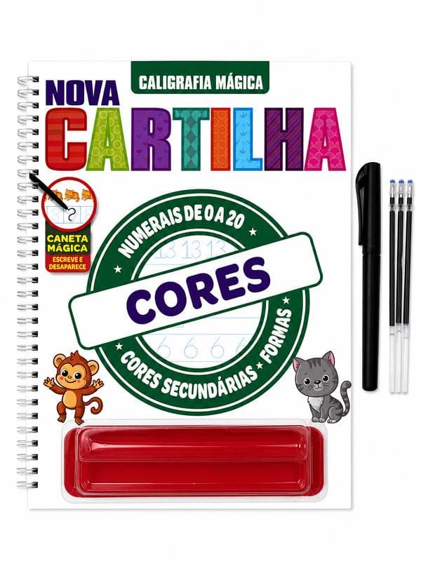 Caligrafia Mágica - Nova Cartilha - Cores