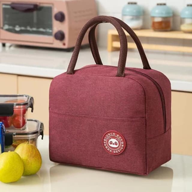 Bolsa Térmica PEQUENA Portátil Lancheira Térmica Marmita Viagem