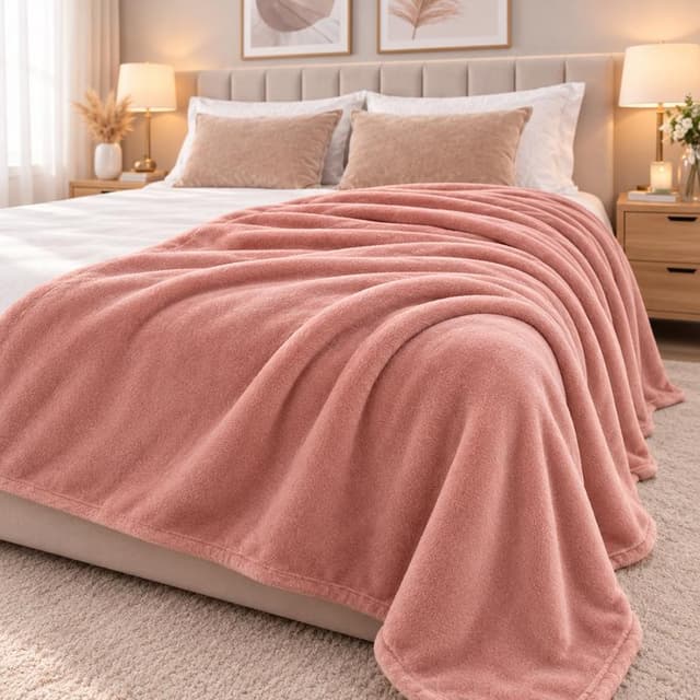 Mantinha Softy Fleece Casal 2,00m x 1,80m Anti-Alérgico Microfibra Macia Toque Pelúcia Hipoalergênico Confortável e Aconchegante