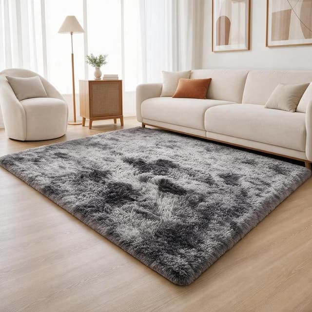 Tapete Sala Grande 2,00x1,40m Peludo Felpudo Macio Antiderrapante para Quarto Várias Cores