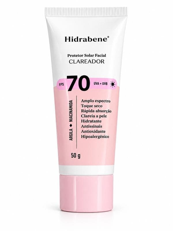 Hidrabene Protetor solar facial fps 70 Uniformizador