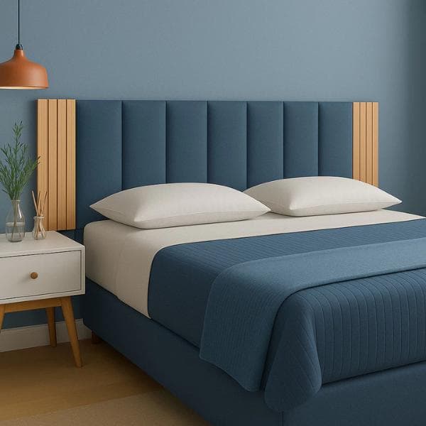 KIT COM ATE 10 PEÇAS CABECEIRA + PLACAS MDF PARA CAMAS KING , QUEEN E SOLTEIRO – KIT DECORATIVO