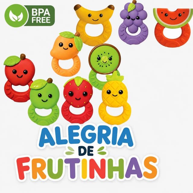Brinquedo de Frutinhas para Bebê - Infantil - Coloridos - Mácio