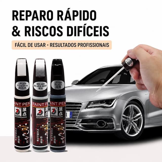 Caneta De Reparo De Pintura De Carro À Prova D'água Transparente Removedor De Arranhões Cores Variadas