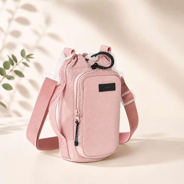 Bolsa Transversal Multifuncional Para Garrafa de Água Para Celular Chaveiro Com Alça De Ombro Ajustável CYC9066771#