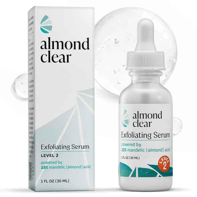 Level 2 Mandelic Acid Serum | Body Acne Treatment, Clear Butt Acne, Folliculitis, Fungal Acne, Hyperpigmentation, Ingrown Hairs | Daily Skincare, Safe for Sensitive Skin, Skin Repair, Fungus