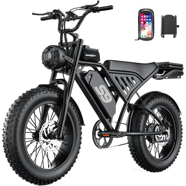 Soonaway Adult Electric Bike - 20 Fat Tire 750W Motor All Terrain Ebike, 28MPH, 40-70Miles Range Dirt Bike for E-Biking, 960WH Removable Battery, NFC Unlock, Cruise Control, Off Road Capability