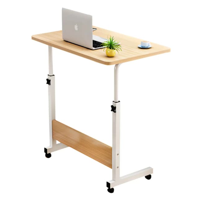 Mesa Mutiuso Mesinha Notebook Com Altura Regulavel e Rodinhas Tablet Cama Sofá Ajustavel