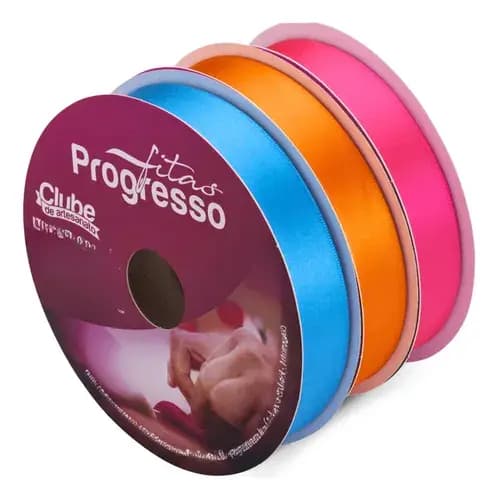 Kit Fita De Cetim N5 22mm Progresso 50m - 10 Unidades