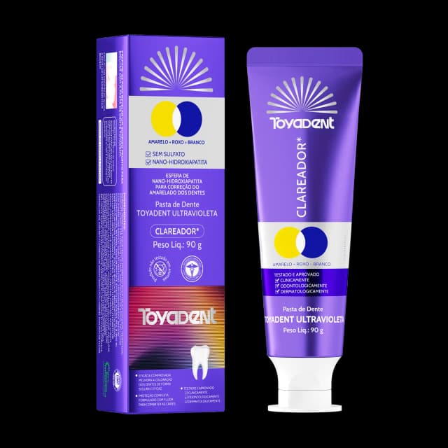 TOYADENT PASTA DE DENTE ULTRAVIOLETA Limpeza eficiente 0 Adicionar pasta de dente