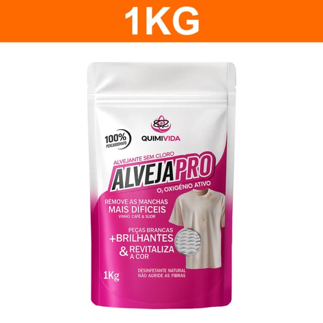 Percarbonato de Sódio 100% Puro tira manchas - Produto Original - AlvejaPro - Até 5kg