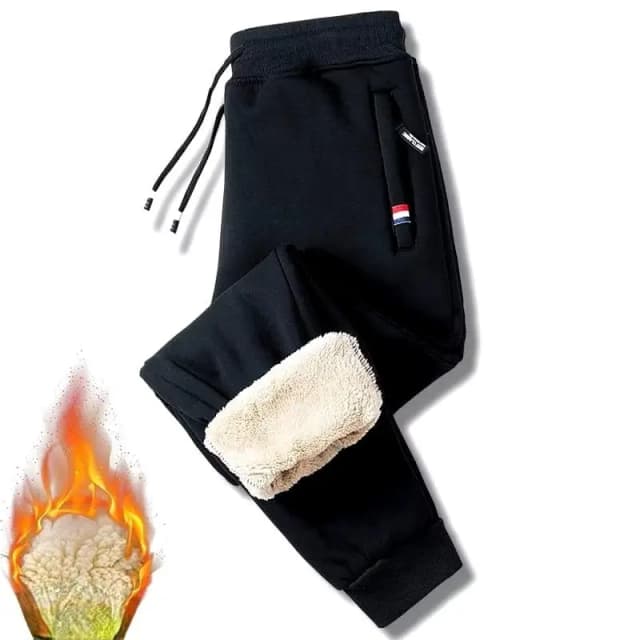 calça moletom de lã grossa unissex (envio imediato)